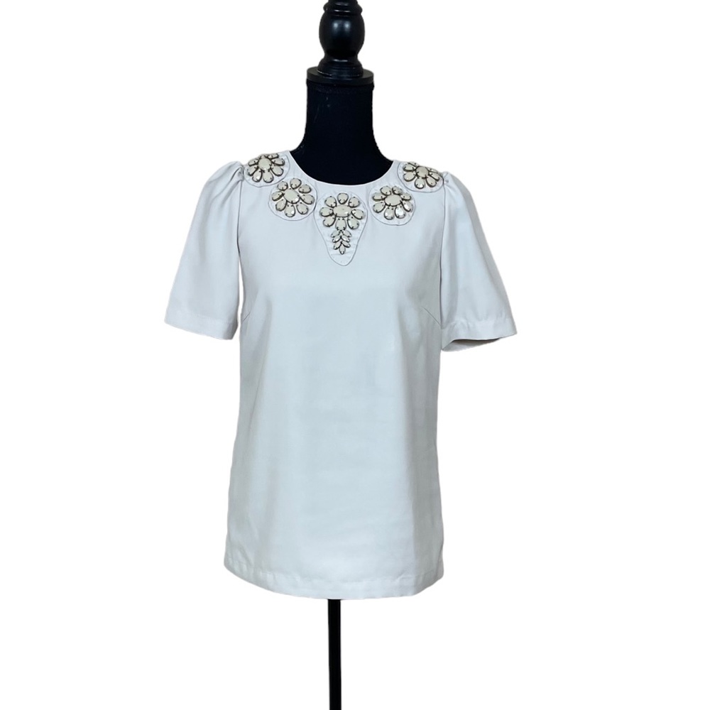 EUC Karta Jeweled Embellished Top (R)